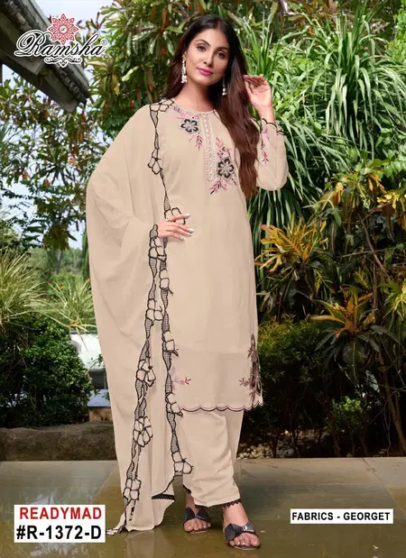 Ramsha R 1372 Nx Georgette Pakistani Readymade Suits Wholesale Online
